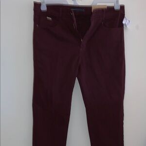 Burgundy Skinny Jeans